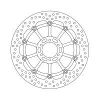 MOTO-MASTER HALO SERIES FLOATING BRAKE ROTOR