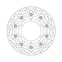 MOTO-MASTER HALO SERIES FLOATING BRAKE ROTOR