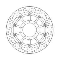 MOTO-MASTER HALO SERIES FLOATING BRAKE ROTOR