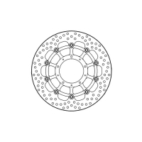 MOTO-MASTER HALO SERIES FLOATING BRAKE ROTOR