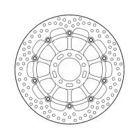 MOTO-MASTER HALO SERIES FLOATING BRAKE ROTOR