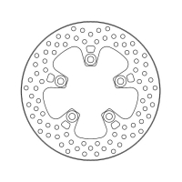 MOTO-MASTER HALO SERIES BRAKE ROTOR