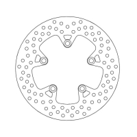 MOTO-MASTER HALO SERIES BRAKE ROTOR