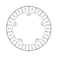 MOTO-MASTER HALO SERIES FIXED BRAKE ROTOR