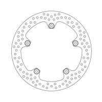 MOTO-MASTER HALO SERIES FIXED RIVITED BRAKE ROTOR