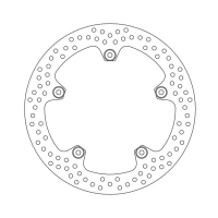 MOTO-MASTER HALO SERIES FIXED RIVITED BRAKE ROTOR