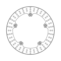 MOTO-MASTER HALO SERIES FIXED RIVITED BRAKE ROTOR