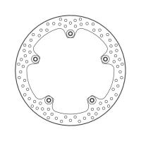 MOTO-MASTER HALO SERIES FIXED RIVITED BRAKE ROTOR