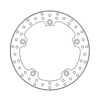 MOTO-MASTER HALO SERIES BRAKE ROTOR