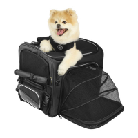 NELSON RIGG, ROUTE 1 ROVER PET CARRIER BLACK