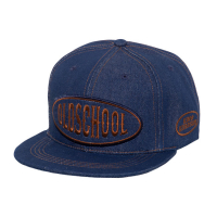 KING KEROSIN FLAT BRIM CAP OLDSCHOOL DENIM