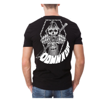 DOWN-N-OUT FAST SKULL T-SHIRT BLACK