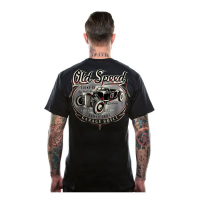 LUCKY 13 OLD CUSTOM T-SHIRT BLACK