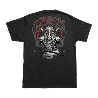 LUCKY 13 MOTOR GOAT T-SHIRT BLACK