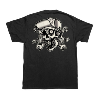 LUCKY 13 SKULL BRO T-SHIRT BLACK