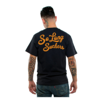 LUCKY 13 SO LONG SUCKERS T-SHIRT BLACK