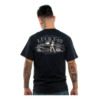 LUCKY 13 CISCO T-SHIRT BLACK