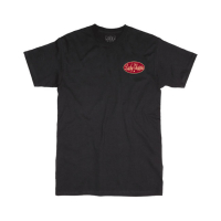 LUCKY 13 OVAL T-SHIRT BLACK