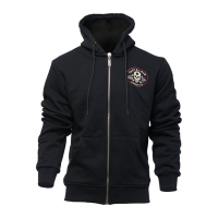 LUCKY 13 FAST AND LOUD ZIP HOODIE BLACK