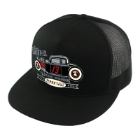 LUCKY 13 THE COUPE 13 SNAPBACK TRUCKER CAP BLACK