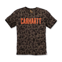 CARHARTT T-SHIRT CAMO BLOK LOGO TAMARAC DUCK CAMO