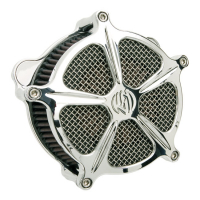 RSD, 'VENTURI' AIR CLEANER KIT, SPEED-5. CHROME