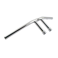 RSD 1 INCH RIBBED T-BAR, CHROME