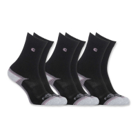 CARHARTT FORCE PERFORMANCE SOCKS BLACK (3PR)