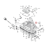 VENT HOSE, TRANSM. CASE TO CRANKCASE