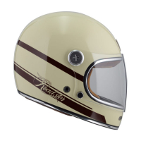 BY CITY ROADSTER RED STRIKE HELMET, CREAM