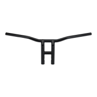 BILTWELL TYSON XL PULLBACK HANDLEBAR 10" BLACK SLOTTED