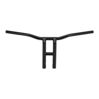 BILTWELL TYSON XL PULLBACK HANDLEBAR 12" BLACK TBW