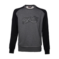 WCC KIMI SCRIPT LOGO SWEATER, GREY/BLACK