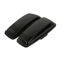 SADDLEBAG LID SET. BLACK