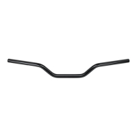 BILTWELL 1" HANDLEBAR TRACKER MID BLACK, TUV APPR.