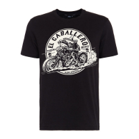 KING KEROSIN EL CABALLERO T-SHIRT BLACK