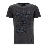 KING KEROSIN EL BASTARDO T-SHIRT STEEL GREY