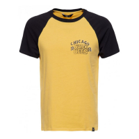 KING KEROSIN CHICAGO SUPER BEE RAGLAN T-SHIRT YELLOW/BLACK