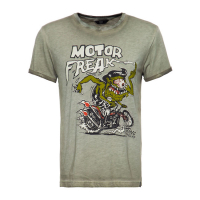 KING KEROSIN MOTOR FREAK T-SHIRT OLIVE