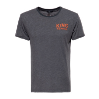 KING KEROSIN KING OF F*CKING EVERYTHING T-SHIRT ANTHRACITE