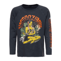 KING KEROSIN VOODOO ZOMBIE LONGSLEEVE BLACK