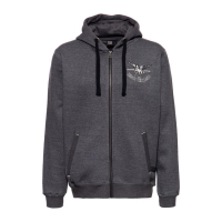 KING KEROSIN PEGASUS ZIP HOODIE STEEL GREY