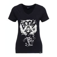 QUEEN KEROSIN BOOM T-SHIRT BLACK