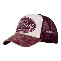 KING KEROSIN SHOVELHEAD TRUCKER CAP WHITE/RED