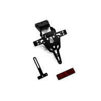 ZIEGER LICENSE PLATE BRACKET PRO BLACK