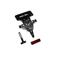 ZIEGER LICENSE PLATE BRACKET PRO BLACK