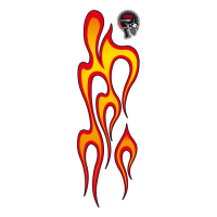 LT FLAME RIGHT DECAL