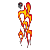 LT FLAME LEFT DECAL