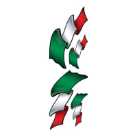 LT ITALIAN FLAG SET DECAL