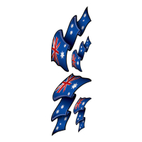 LT AUSTRALIAN FLAG SET DECAL